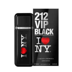 212 Vip Black I Love New York By Carolina Herrera For Men 3.4 oz EDP Spray - perfumesandrea