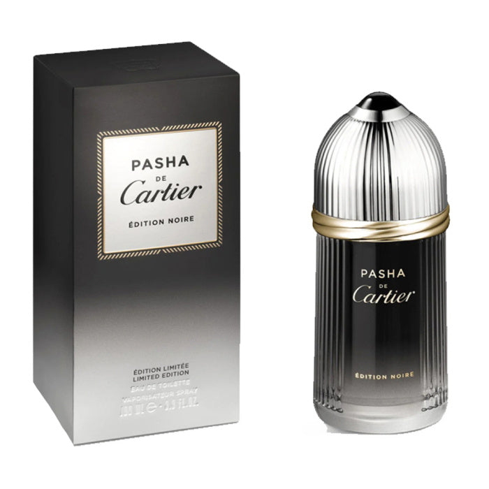 3432240505996 Pasha De Cartier Edition Noire By Cartier For Men 3.3 oz EDT Spray - perfumesandrea