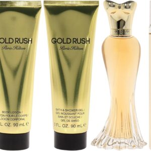 Gold Rush By Paris Hilton For Women (4Pc Gift Set) - perfumesandrea